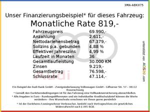 Audi RS3 Sportback Memory Digitales Cockpit Navi LED