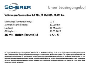Volkswagen Touran 2.0 TDI DSG GOAL AHK MATRIX APP-CONNECT ACC 7-SITZER
