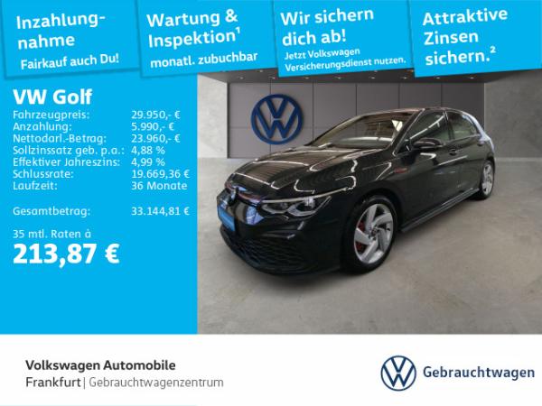 Volkswagen Golf VIII 2.0 TSI DSG GTI Navi LEDPlus DAB+ FrontAssist