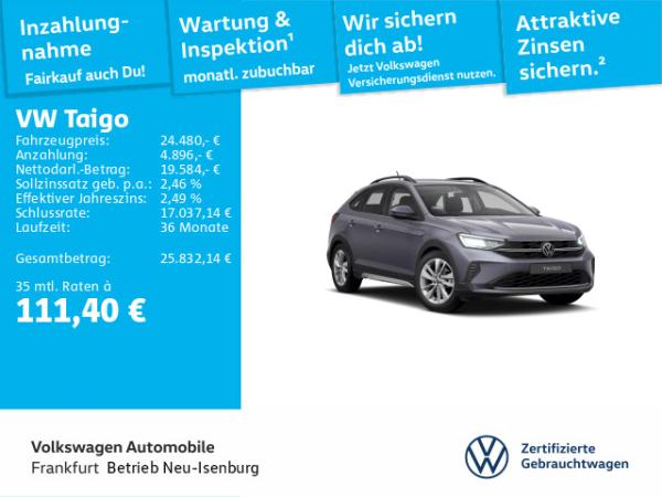 Volkswagen Taigo 1.5 TSI DSG Life DAB+ FrontAssist