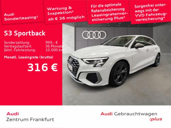 Audi S3 Sportback TFSI +LED+TEMPOMAT+SPORTSITZE+NAVI+