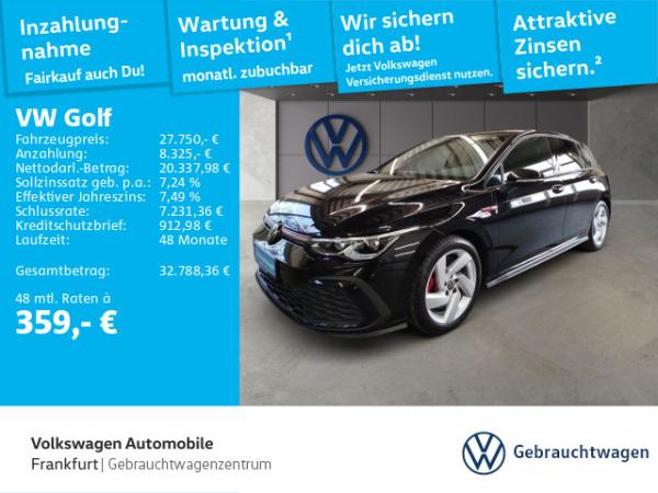 Volkswagen Golf VIII 2.0 TSI DSG GTI Navi LEDPlus DAB+ FrontAssist