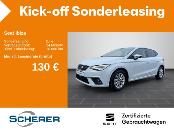 Seat Ibiza Style 1.0 TSI NAVI CARPLAY SHZ LED GJR
