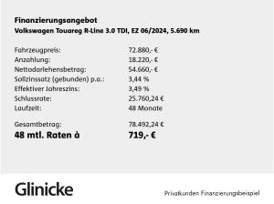 Volkswagen Touareg 3.0 TDI 4M R-Line Matrix LM 22" 360° Head-Up