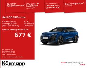 Audi Q6 e-tron qu WINTERRÄDER 2x S line AHK PANO HUD 360° LUFT
