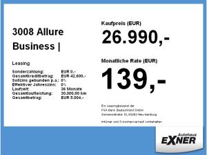 Peugeot 3008 Allure Business | FREI KONFIGURIERBAR | Gewerbe
