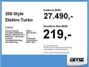 Peugeot 208 Style Elektro