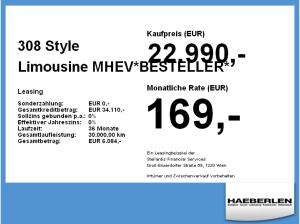 Peugeot 308 Style Limousine MHEV*BESTELLER* LED+2xKlima