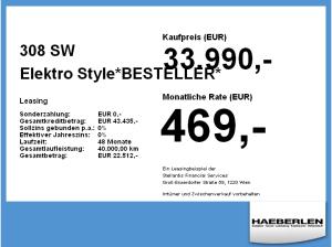 Peugeot 308 SW Elektro Style*BESTELLER* LED+2xKlima+LM