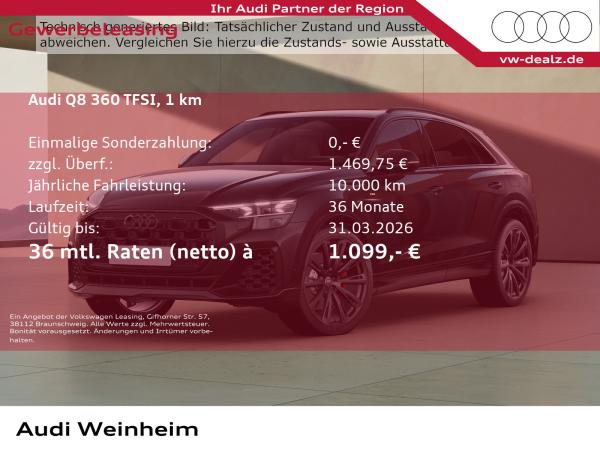 Audi Q8 SUV TFSI e quattro Tiptronic PANO AHK HeadUp