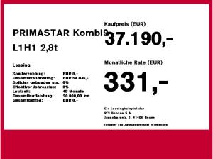 Nissan Primastar PRIMASTAR Kombi9 L1H1 2,8t dCi150 MT TEKNA
