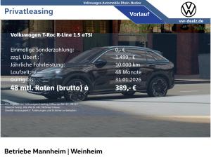 Volkswagen T-Roc R-Line 1.5 eTSI DSG AHK NAVI LED DAB