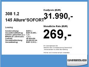 Peugeot 308 1.2 145 Allure*SOFORT* ACC+LED+SHZ+Winterp.