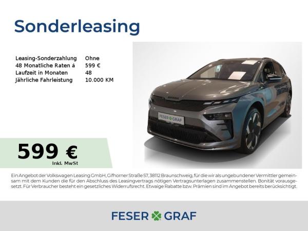 Skoda ENYAQ Enyaq RS 84 kWh 4x4 - PANO,NAVI,AHK,MATRIX