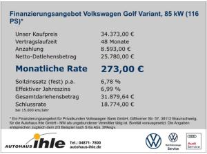 Volkswagen Golf Variant VIII 1,5 TSI Energy Premium-Deal