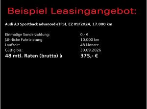 Audi A3 Sportback advanced 40 TFSIe S-tronic / Navi+