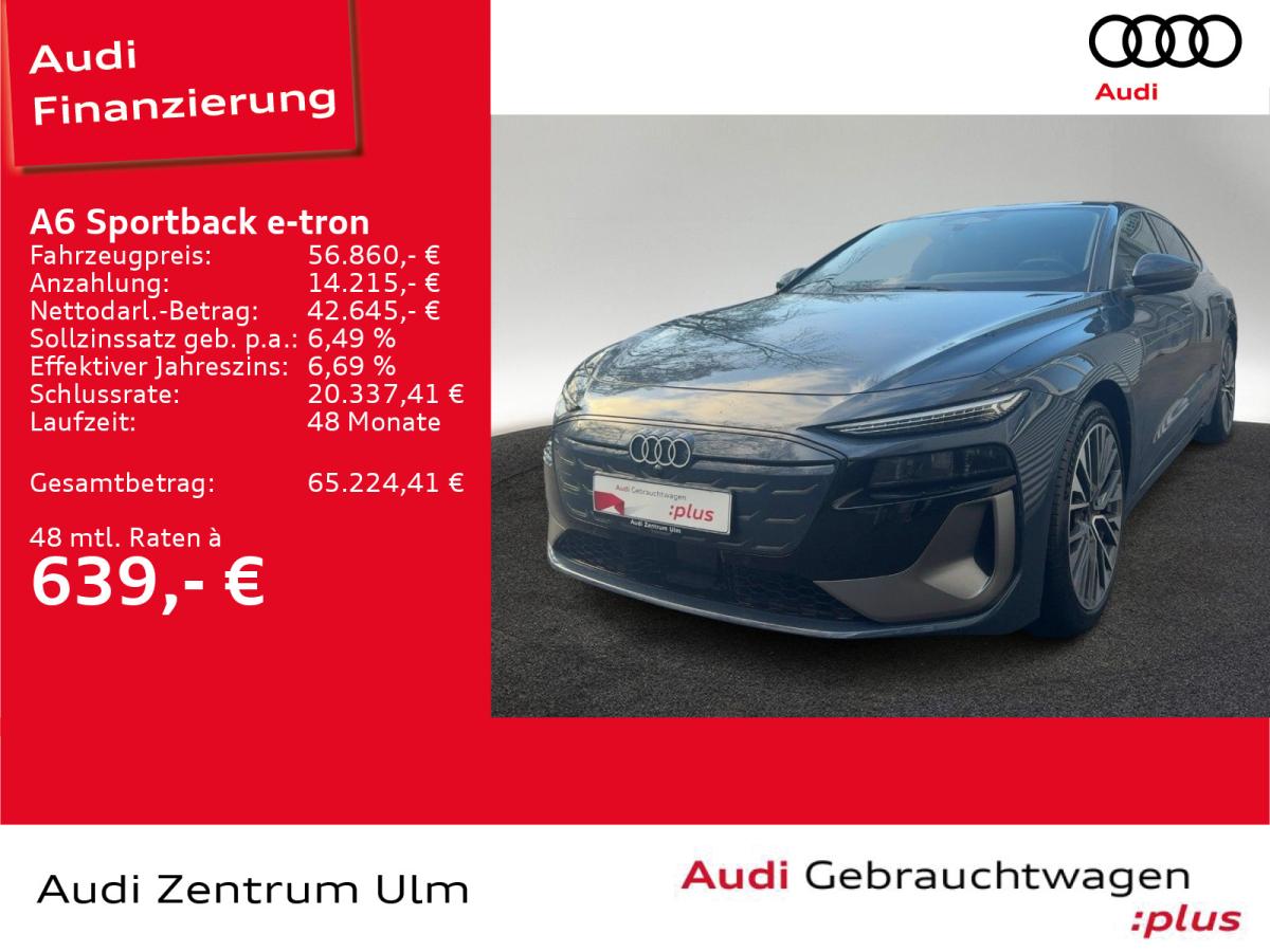 Audi A6 e-tron Sportback S-Line 21 AHK MATRIX 0,25%