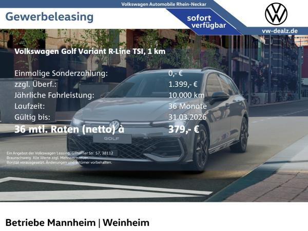 Volkswagen Golf Variant R-Line 4MOTION DSG AHK NAVI HeadUp