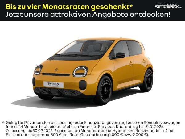 Renault Twingo E-Tech Techno 80 Urban Range Bestellung