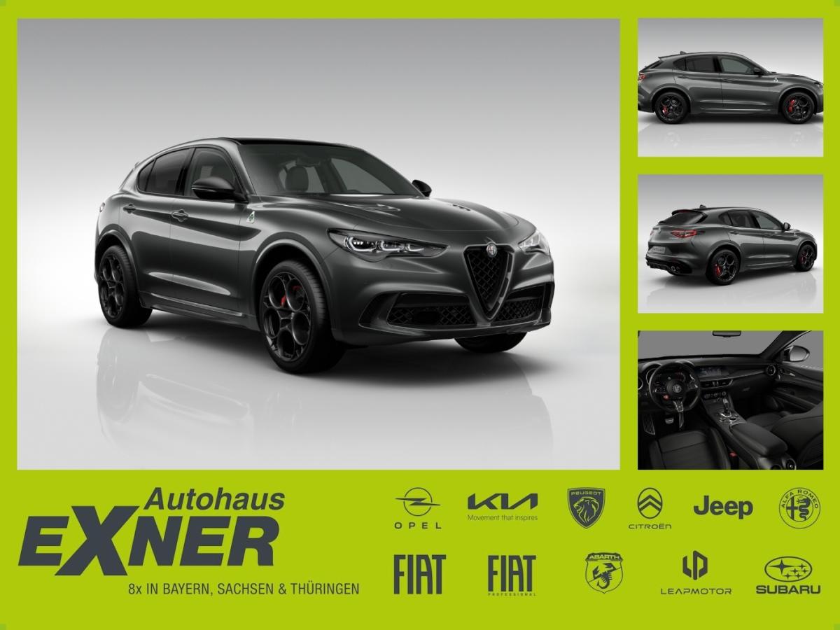Alfa Romeo Stelvio Quadrifoglio | AKRA, TECHNO, PANO | EINZELSTÜCK | SOFORT VERFÜGBAR | Gewerbe