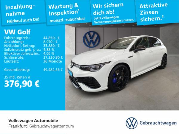 Volkswagen Golf VIII 2.0 TSI DSG 4M. R Akrapovic Black Style Harman Kardon Navi IQ.Light DAB+ FrontAssist