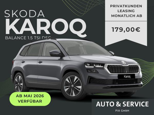 Skoda Karoq 1.5l TSI ACT DSG Balance BESTELLAKTION !!