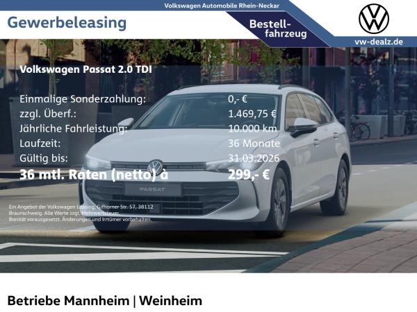 Volkswagen Passat 2.0 TDI DSG ACC LED Climatronic APP ALU