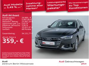 Audi A4 Avant 40 TFSI S-TRO*QUA*ACC*LED*GJR*RFK*NAVI*