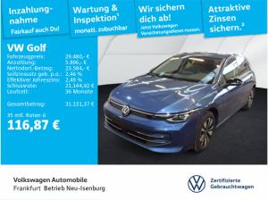 Volkswagen Golf VIII 1.5 eTSI DSG Goal Navi DAB+ LEDPlus LightAssist FrontAssist TravelAssist AHK