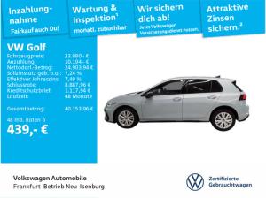 Volkswagen Golf VIII 2.0 TDI DSG R-Line Navi Sprachassistent LED Heckleuchten DAB+