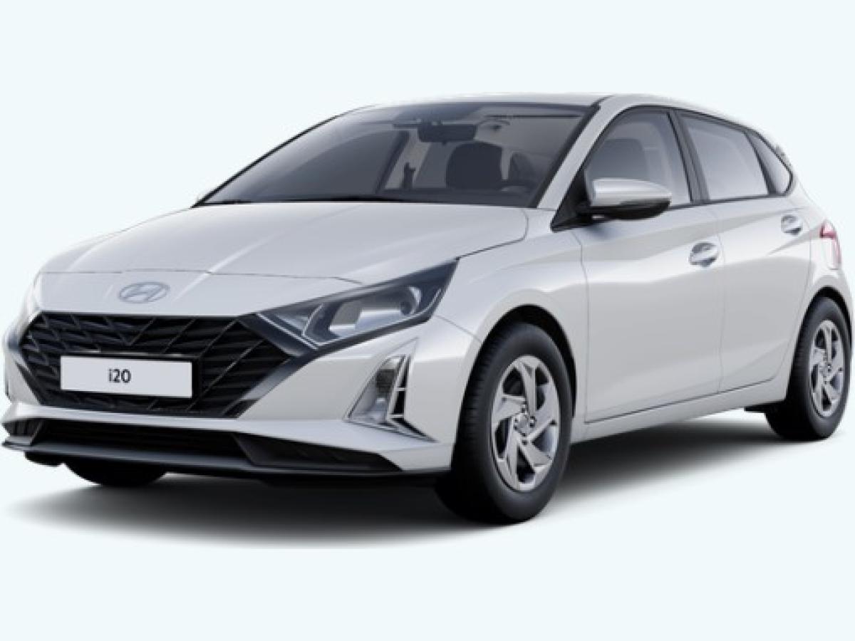 Hyundai i20 Select "weiß" 79PS Klima, Spurhalte, nur 3 Fahrzeuge