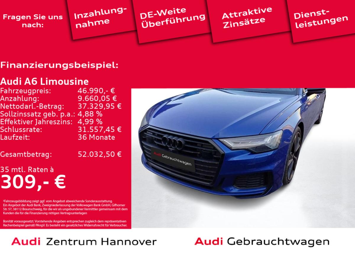 Audi A6 Limousine 55 TFSI e quattro virtual Head-Up-Pano