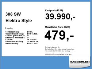 Peugeot 308 SW Elektro Style