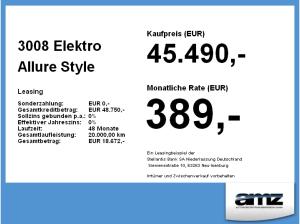 Peugeot 3008 Elektro Allure