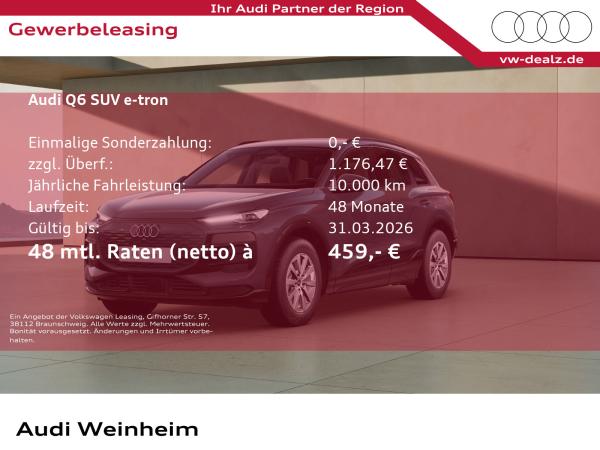 Audi Q6 e-tron Q6 SUV e-tron LED NAVI ALU DAB PDC