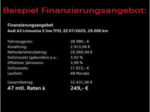 Audi A3 Limousine S-Line 30 TFSI S-tronic / MMI-Navi+
