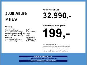 Peugeot 3008 Allure MHEV *Shz*LED*Tempomat*Kamera*