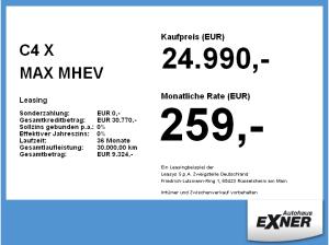 Citroën C4 X MAX MHEV