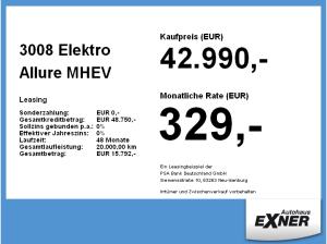 Peugeot 3008 Elektro Allure