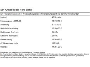 Ford Transit Courier Kastenwagen Trend 1.0 Eco Boost 👉 Jetzt auch mit 0 % Finanzierung bei 19 % Anzahlung