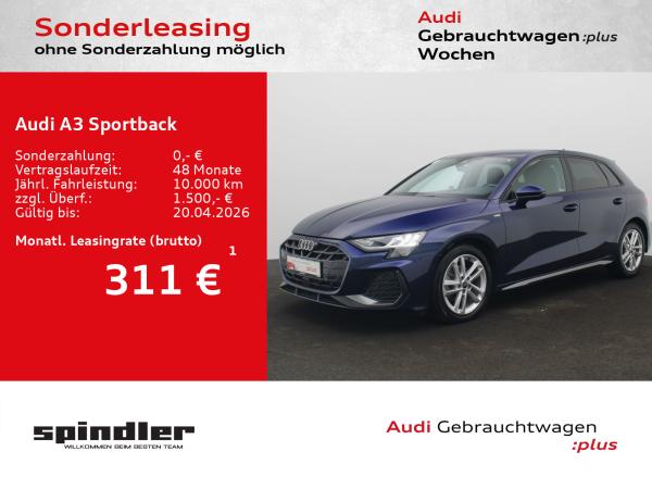 Audi A3 Sportback S-Line 35 TDI S-tronic / Navi+, ACC