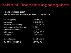 Audi A3 Sportback S-Line 35 TDI S-tronic / Navi+, ACC