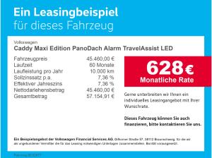 Volkswagen Caddy Maxi Edition PanoDach Alarm TravelAssist LED