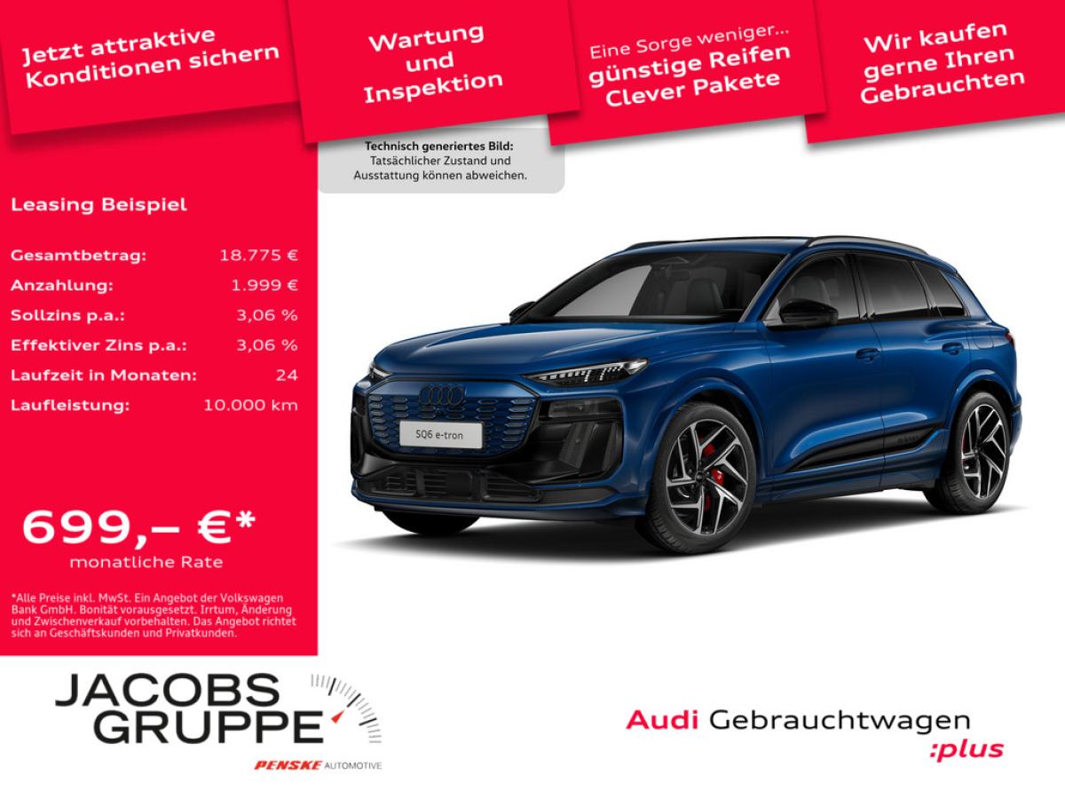 Audi SQ6 e-tron S-Sitze+/Pano/Luftf./HuD/360°/OLED/21Z