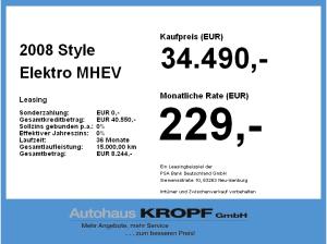 Peugeot 2008 Style Elektro