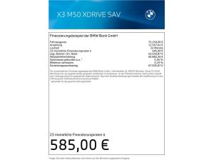 BMW X3 M50 xDrive M Sport Pro|UPE 96.570€|Sofort Verfügbar