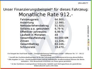 Audi A6 Avant TDI Beifahrerdisplay Navi Memory LED