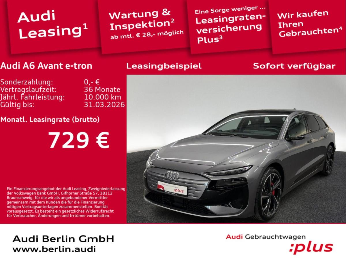 Audi A6 e-tron A6 Avant e-tron performance AHK PANO HUD