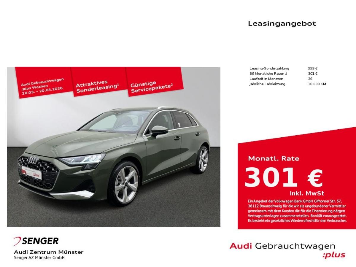 Audi A3 Sportback 30 TFSI advanced S tronic MMI B&O