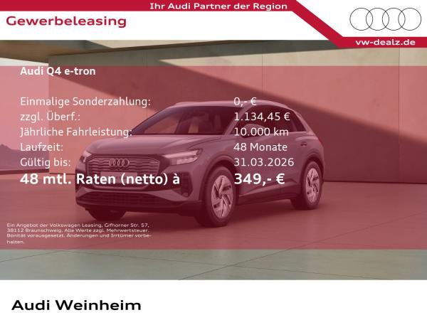Audi Q4 e-tron Q4 40 e-tron Navi LED Klima Einparkhilfe uvm